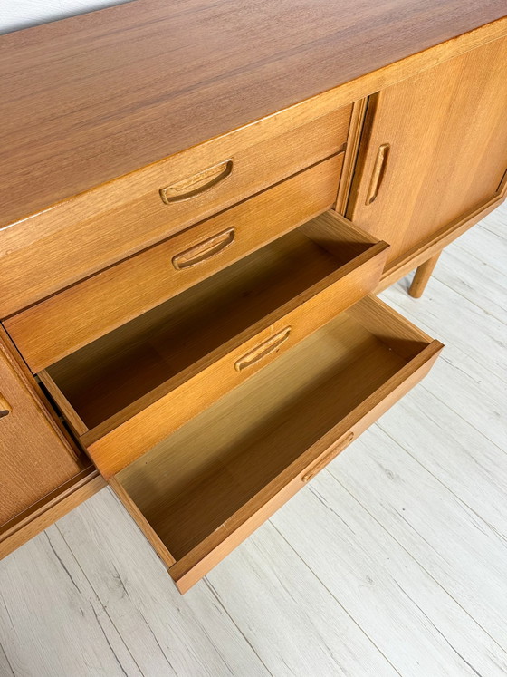 Image 1 of 1960s Vintage Minimalistic Teak Sideboard by Bartels