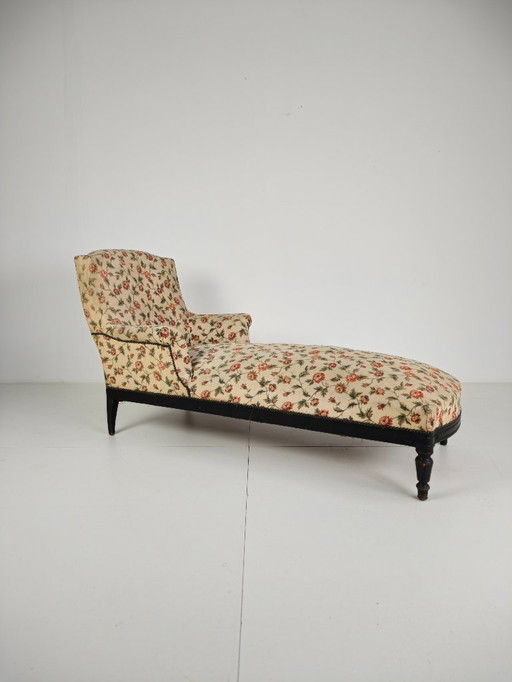 Chaise longue/diván francés del siglo XIX