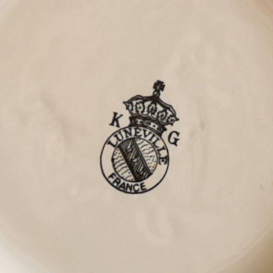 Image 1 of ANTIEKE KAN - FRANS PORSELEINEN LUNEVILLE - 19E EEUW