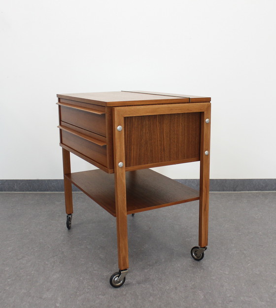 Image 1 of Table de couture / table d'appoint 1960S Horn Moebel