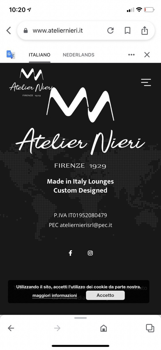 Image 1 of Divano vintage di design italiano Alberto Nieri