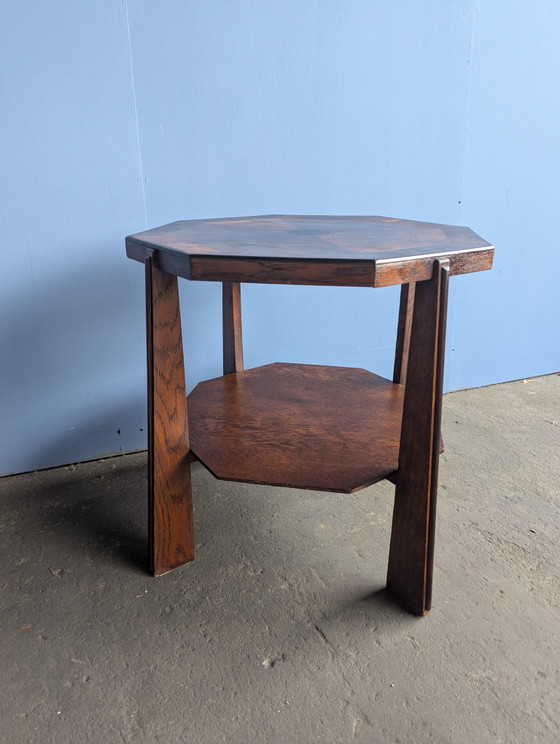 Sidetable Art Deco/ Amsterdamse School – Bijzettafels, Wood (photo 5 of 13)
