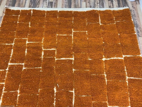 Image 1 of Traditioneller, handgefertigter Wollteppich 2/3 m