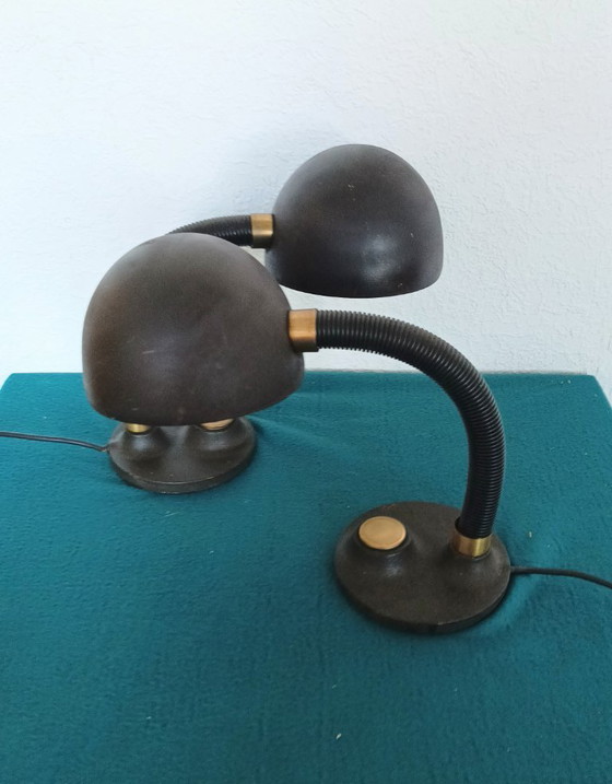 Lámparas de escritorio Hillebrand Two Sixties – Metal, Brass (photo 11 of 13)