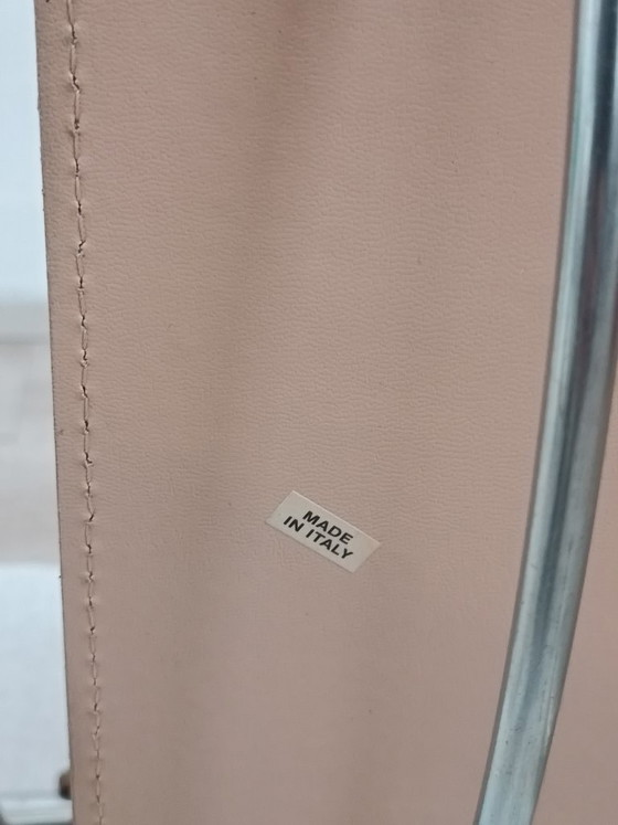 Freischwinger-Sessel Bauhaus Italien 1980er Jahre – Metal, Leather (photo 13 of 15)