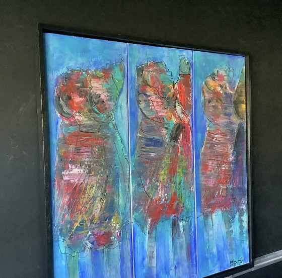 Image 1 of Paddling Painting by EllesBB