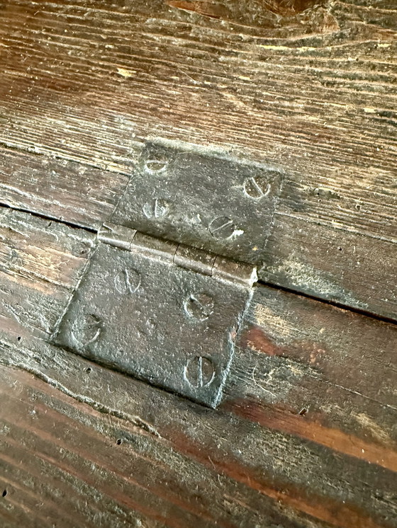 Image 1 of Bureau d'écriture en pin du 19ème siècle