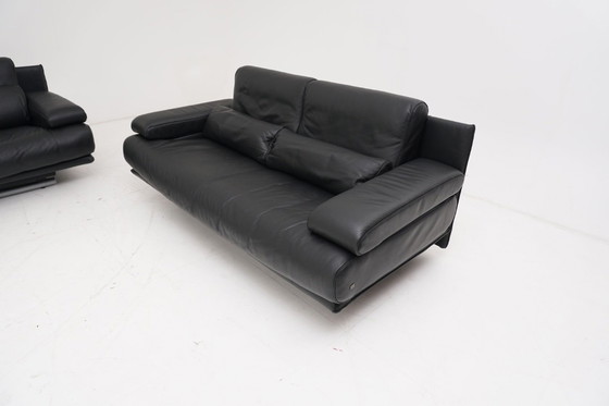 Image 1 of Rolf Benz 6500 Garnitur Couch Sofa Dreisitzer Zweisitzer Leder