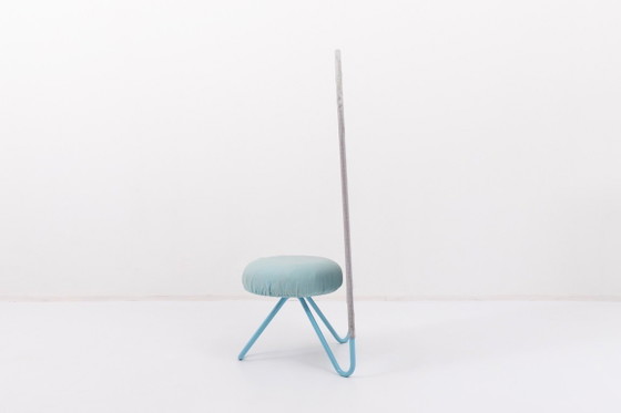 Image 1 of Silla de respaldo alto de diseño italiano, poco común, de Bonaldo, de la década de 1980.