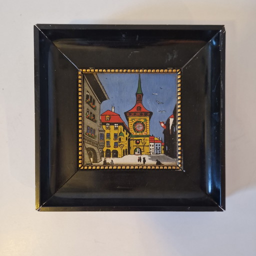 Vintage Painting in Antique Frame