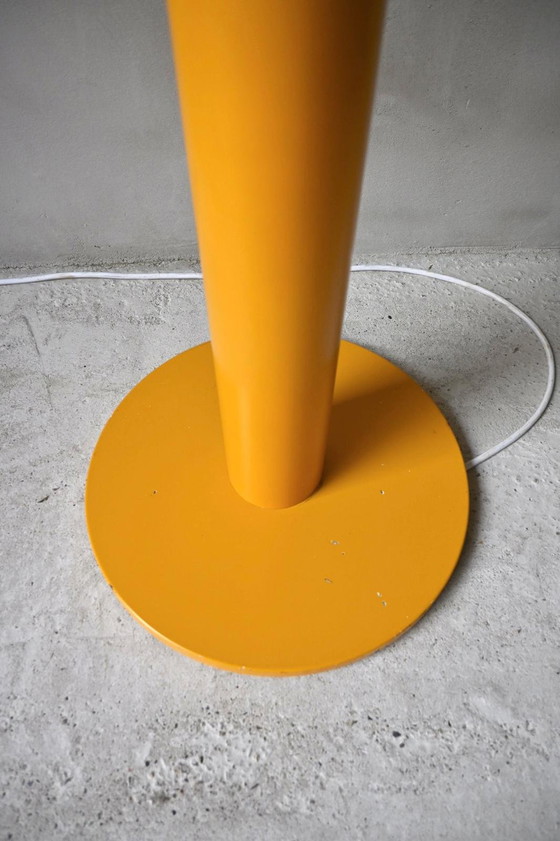 Image 1 of Vloerlamp Cuffia Design Francesco Buzzi voor Bieffeplast in geel