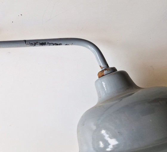 Image 1 of Lampe industrielle vintage rare – Hongrie, vers 1930-1950