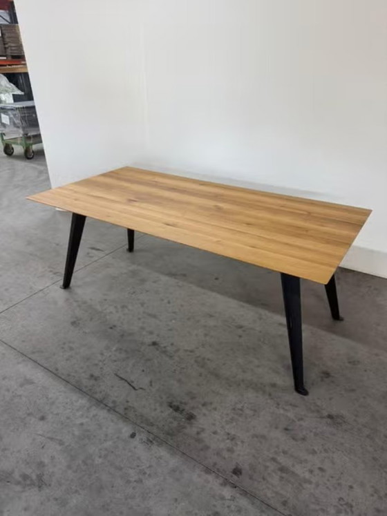 New Bert Plantagie Oak Dining Table Rectangular 220x100x76 – Wood (photo 3 of 7)