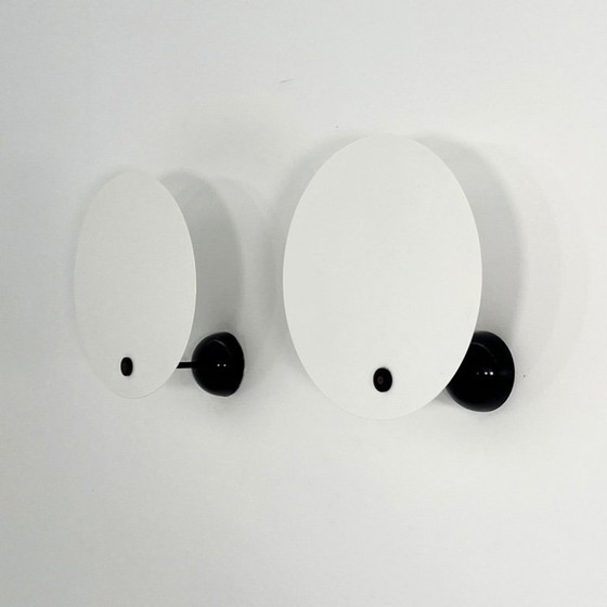 Image 1 of Pair of Monet Wall Lamps by Vico Magistretti for Oluce, 1980s
