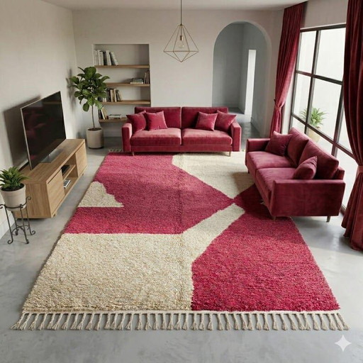 Large Rug for Living Room 400/300cm – vloerkleden en tapijten, Wool
