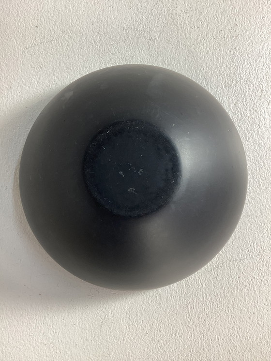 Image 1 of Sehr große Krenit-Schale schwarz-gelb