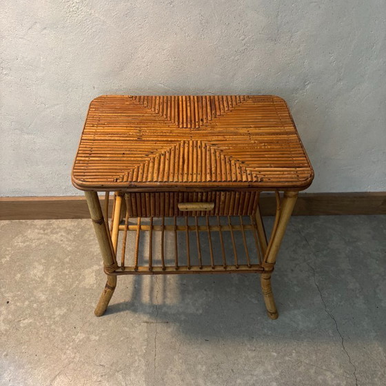Image 1 of Comodino in rattan
