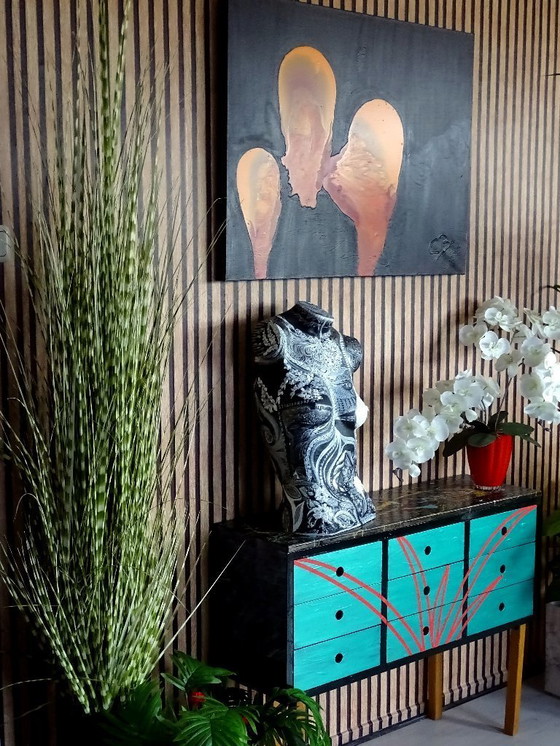 Image 1 of CB. busto di manichino bianco e nero