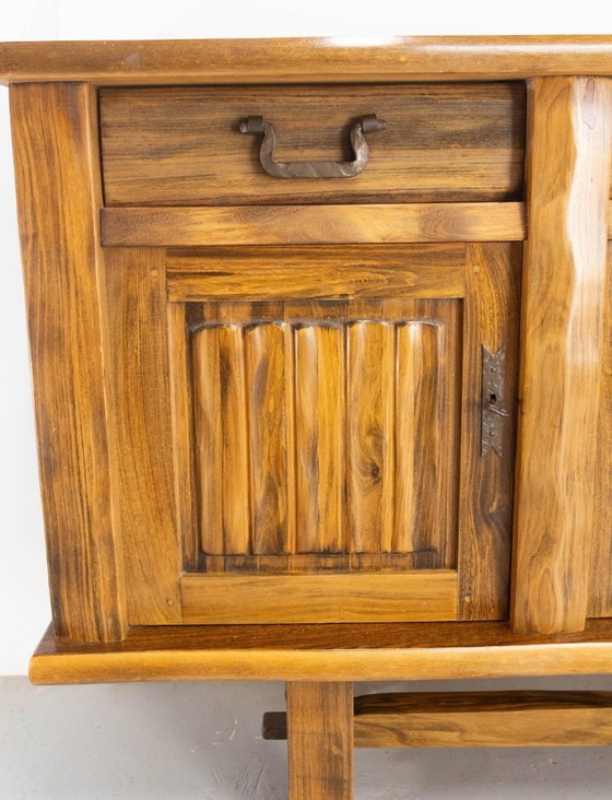 Te koop: Uitzonderlijke set van 2 vintage meubelstukken van "Meubles Aranjou" (jaren 80) – High boards, Wood (photo 4 of 5)