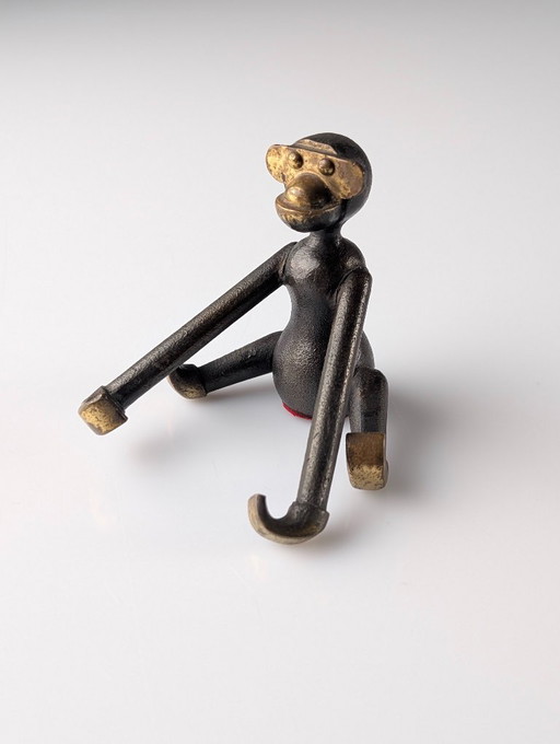 Kay Bojesen Mono de Bronce Inédito Mid-Century, Dinamarca, años 50