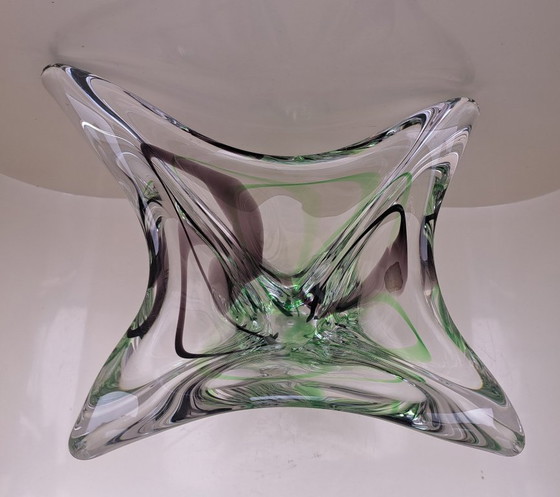 Image 1 of Superbe vase en cristal vintage - Max Verboeket - Kristalunie Maastricht