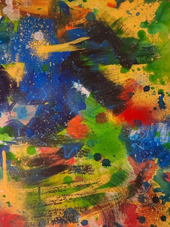 Image 1 of Matías MACHADO - Abstracción callejera - Pintura de artista