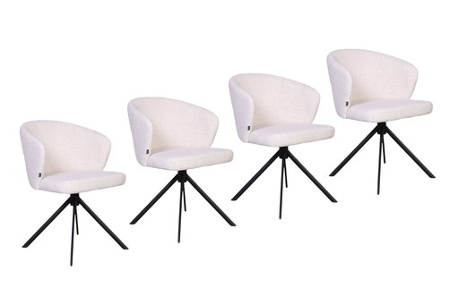 Twist dining chair set of 4