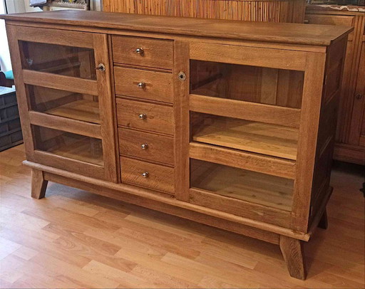 Dressoir van René Gabriel, eind jaren 1940, 154 cm breed.
