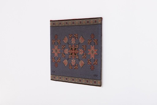 Woven Swedish Ethnic wall art from 1930’s