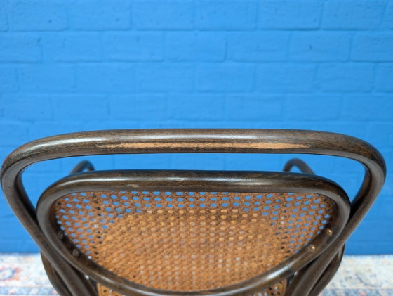 Image 1 of 7x Vintage rattan chairs, model 215r, Thonet