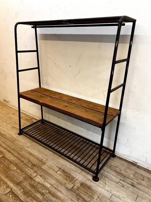 Vintage industrial shelf / wardobe
