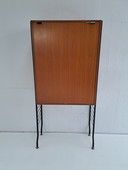 Wall desk cabinet