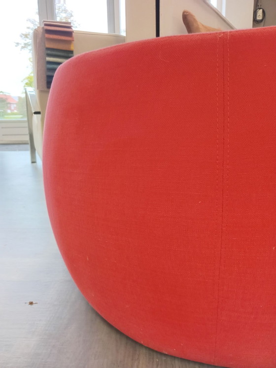 Roter Pouf – Hocker & Poufs, Stoff (photo 4 of 5)