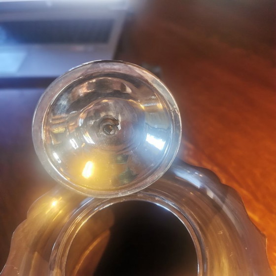 Image 1 of Antique coffee pot / chocolate pot circa 1900 – Mappin & Webb England – silver-plated – 3 paw feet