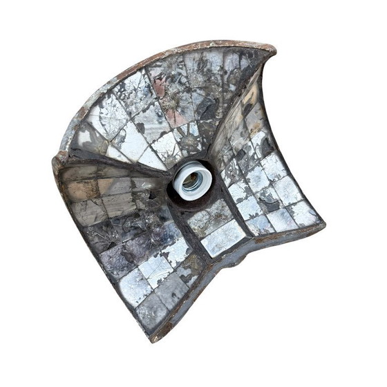 Image 1 of Suspension industrielle vintage n° 3 par Esla avec miroirs