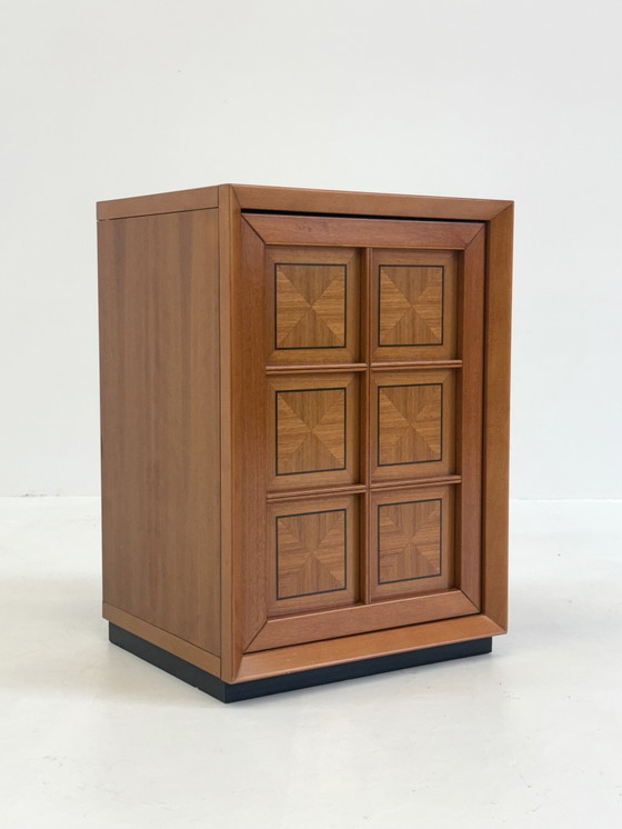 Image 1 of Brutalist Italian Set Cabinets Caccia Alla Volpe For Linea Arredo