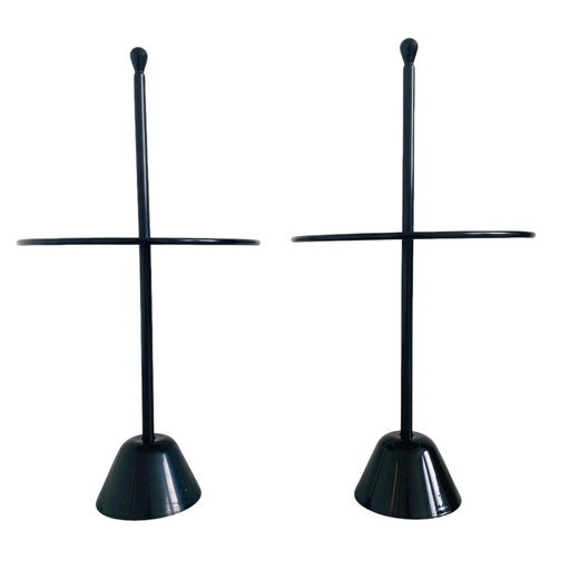 Set of vintage Giacomo Castiglioni side tables Achille & Pier Zanotta 1980's