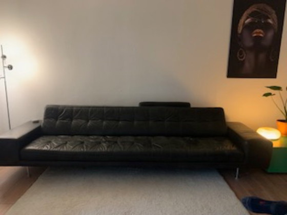 Image 1 of 4-seater leather sofa