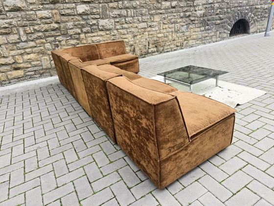 Image 1 of Modulaire bank, vintage jaren 60/70, banken, fauteuils, zitgroep in mid-century stijl, suite, sofaset