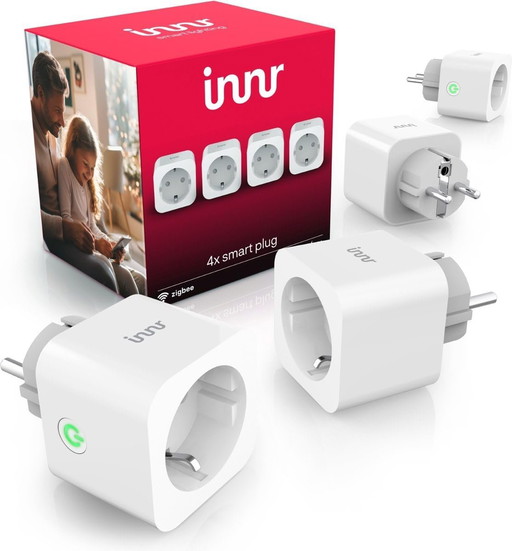 Innr Prise Connectée Zigbee, Fonctionne avec Hue*, Home Assistant et SmartThings, Répéteur Zigbee, Prise Alexa avec Contrôle de 