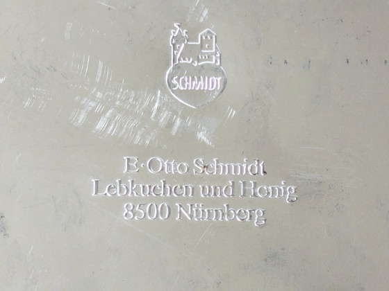 Image 1 of Vintage blikken doos met Duitse dierenriem | Hemels decor uit de jaren 60