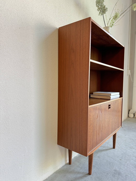 Image 1 of Danish Vintage Bookcase With Flap