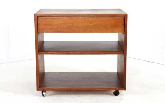Image 1 of Double-sided side cabinet with drawer 'Menzin' vintage