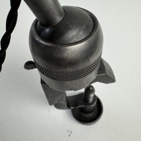 Image 1 of OUDE INDUSTRIËLE WANDLAMP “GRAS RAVEL” N° 204 Halfvast