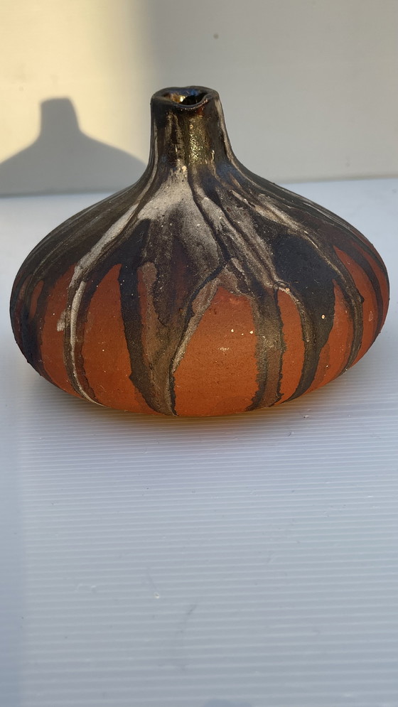 Image 1 of Earthenware Ear Jar Gerhard Liebenthron