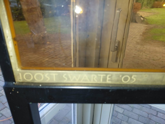 Image 1 of UNIQUE! Stained glass window by Joost Swarte