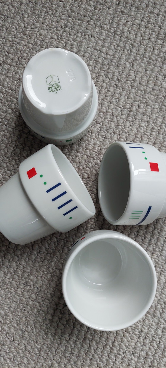 Image 1 of 4 Mosa Maastricht Memphis-style mugs, 1980s