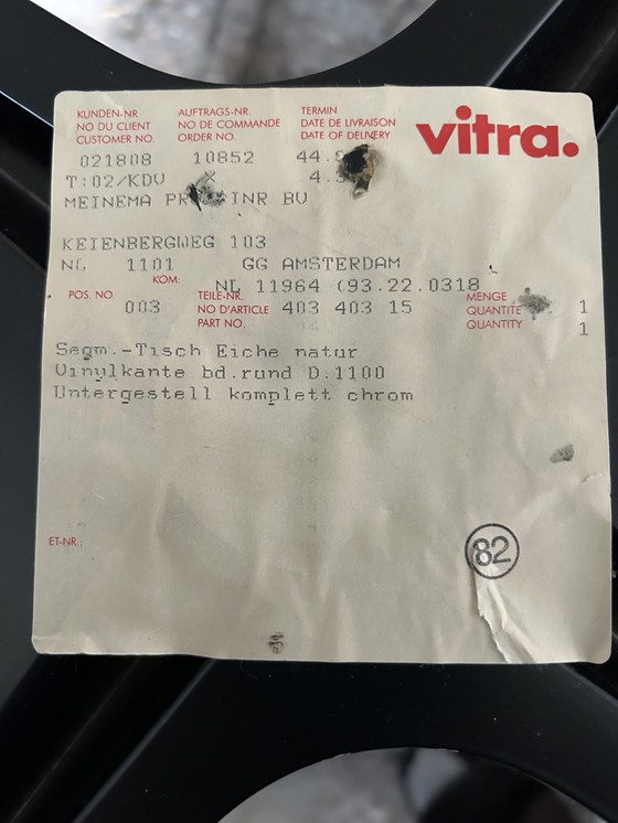 Image 1 of Tavolo segmentato Eames Vitra (vintage)