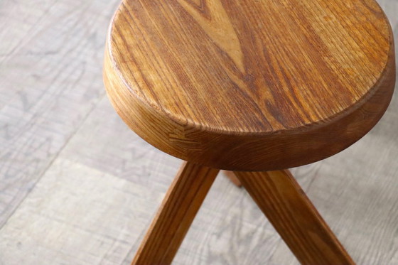 Image 1 of Pierre Chapo S31 krukken van massief iepenhout, Frankrijk 1974