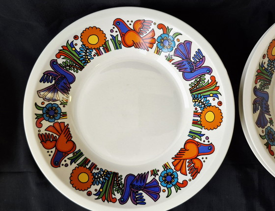 Image 1 of 5 x piatti fondi Acapulco Villeroy & Boch 21 cm logo blu